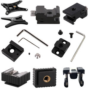 Support de flash pour appareil photo SC-6, base à trois têtes pour griffe porte-accessoire, support de griffe froide en métal aluminium, base de griffe porte-accessoire AS21 - Product Image 4