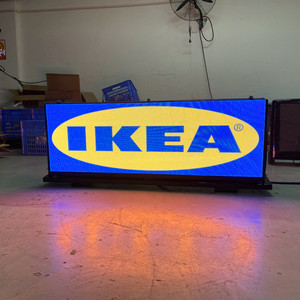 โฆษณารถ IP65 P2.5กันน้ำสีเต็มรูปแบบจอแท็กซี่สองด้านบน LED <span class=keywords><strong>Adobe</strong></span> RGB 98% WIFI 4G GPS USB - Product Image 5