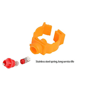 Abreuvoir automatique pour poulets avec coupelle anti-goutte, abreuvoir à tétine pour volailles de ferme, pour <span class=keywords><strong>tuyau</strong></span> <span class=keywords><strong>PVC</strong></span> de 1/2 pouce et 3/4 pouce, équipement de ligne d'eau pour volailles - Product Image 4
