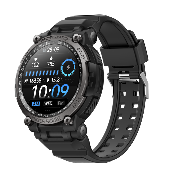 LC17 SmartWatch Men 1.53''HD Screen Answer Call Sport Blood Pressure DaFit APP IP68 Waterproof Outdoor Smart Watch