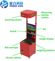 Sistema DWS Dinámico o Estático Integrado con Dimensionamiento Automático de Paquetes, Pesaje y Escaneo de Códigos de Barras para Logística de Paquetería