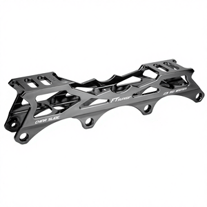 Cadres de patins à roulettes en ligne OEM Sunisif FT UFS 150/165/195mm 4x80mm en alliage d'aluminium avec roulements ABEC-11, logo personnalisable, haute qualité F206 - Product Image 1