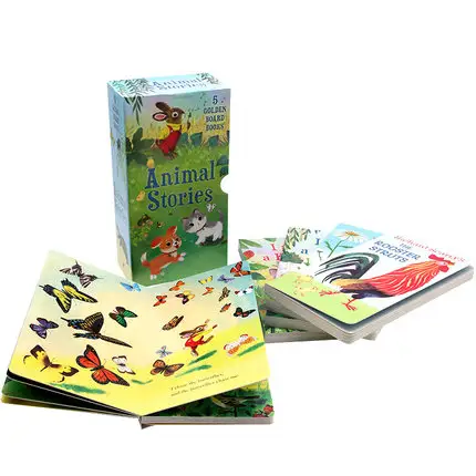 5 books/set Animal Story Series I am a Bunny Picture Hardcover Book Set