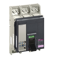 Disyuntor Schneider MCCB ComPact NS1600N, 50kA/415VAC, Unidad de disparo Micrologic 2,0, 1600A, fijo, 4 polos 4d 33484 C160N420FM