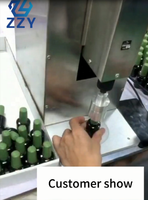 Machine de bouchage de bouteilles compacte de bureau ZZY à haute efficacité avec détection automatique, bouteilleuse rapide et fiable pour les lignes d'emballage