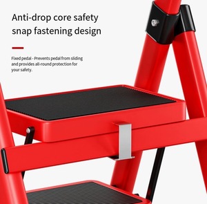 Foldable <strong>Multi</strong>-functional Aluminum <strong>Ladder</strong>-indoor/outdoor <strong>Step</strong> <strong>Ladder</strong> Thickened Safety Telescopic - Product Image 2