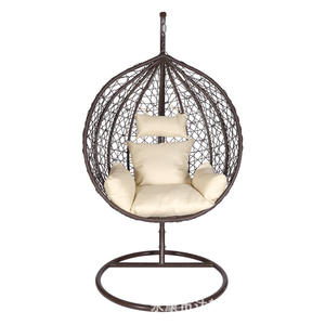 OYETREE Chaise suspendue pour l'extérieur en forme de <span class=keywords><strong>nid</strong></span> d'oiseau, balançoire de balcon intérieur moderne européenne en PP PE pour patio et jardin directement de l'usine pour adultes - Product Image 3