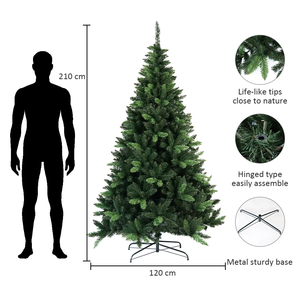 Ramas Interior Artificial Plegable Denso Realista Alta calidad Árbol de Navidad de lujo para Navidad - Product Image 5