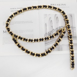 <span class=keywords><strong>Cintura</strong></span> a Catena alla Moda <span class=keywords><strong>per</strong></span> Donna con Cinturino in PU, <span class=keywords><strong>Cintura</strong></span> a Catena Dorata <span class=keywords><strong>per</strong></span> Decorazioni di Abiti da Donna - Product Image 4