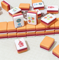 Auténtico Mahjong Americano de Lujo, 160 Piezas, Moderno, Portátil, de Alta Calidad, Ecológico, Resistente al Agua, Duradero, Acrílico de 4 Capas