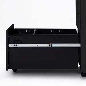 Мобильный Черный Пьедестал картотечный шкаф офисная мебель под стол ящик шкаф