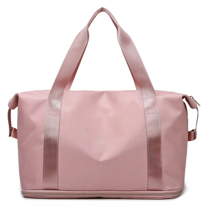 Tragbare Wochenend reisetaschen Sport Fitness studio Große Kapazität Faltbare Fitness Weibliche Damen Tragetaschen Reisetaschen Frauen - Product Image 5
