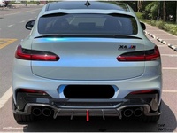 Kit de carrosserie personnalisé pour pare-chocs arrière BMW X3M X4M, diffuseur arrière en fibre de carbone style AE amélioré, accessoires et outils automobiles