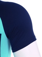 Combinaison moulante color block pour homme, justaucorps, tenue de sport, de natation, de danse, vêtements de gym pour fabricants