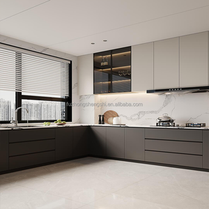 Mobili da Cucina Modulari Moderni per Progetti di Appartamenti in Cambogia, Mobili per Stoccaggio, Mobile Lavabo, Mobile Elettrico - Product Image 2