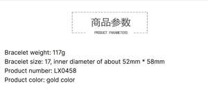 Bracelet <span class=keywords><strong>Girafe</strong></span> Plaqué Or pour Femme, Bijou de Luxe Tendance, Cadeau Idéal pour Elle, Jonc Ouvert Ajustable, Idéal au Quotidien et pour les Fêtes - Product Image 4