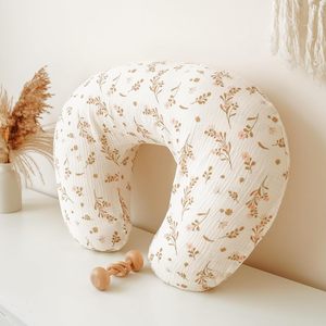 Cotton Nursing <b>Pillow</b>, Multi-Use <b>U</b>-<b>Shaped</b> Maternity <b>Pillow</b> for Breastfeeding - Product Image 1