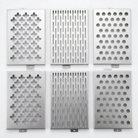 Panneau de façade en aluminium découpé au laser avec motifs de nuages et de vagues, design découpé, tailles personnalisées disponibles pour la décoration extérieure des centres commerciaux