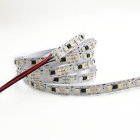 Bande LED RVBW adressable DMX512 5050 quatre-en-un avec IC externe, fonction de reprise après coupure, flexible, 12V 24V basse tension pour bar