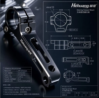 Support de fixation d'amortisseur de direction CNC en aluminium 7075-T6 pour moto, stabilisateur personnalisé, pièces OEM pour moto tout-terrain, dessin requis