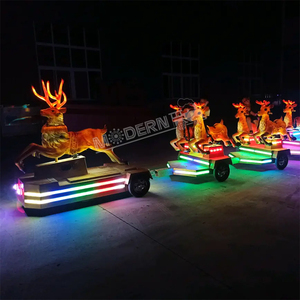 atraer a los niños estilo animal Navidad familia parque de atracciones paseos <span class=keywords><strong>tren</strong></span> sin rieles ciervos para <span class=keywords><strong>la</strong></span> venta - Product Image 6