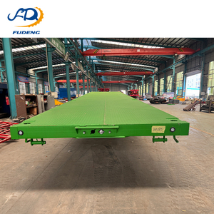 Fabricant chinois de semi-<span class=keywords><strong>remorque</strong></span> à plateau plat de 40 pieds avec châssis de conteneur à trois essieux, capacité de charge de 30 tonnes, 40 tonnes, 50 tonnes - Product Image 5