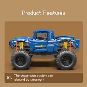 Mould King 18039 1454 Piezas, Serie de Autos, Camioneta <span class=keywords><strong>Monstruo</strong></span> RC, Bloques de Construcción, Modelo de Auto, Juguetes Educativos Técnicos, Regalo para Festividades - Product Image 5