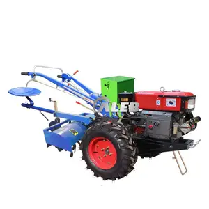 High quality agricultural soil plowing and trenching/High quality 8-22 HP walking tractor for paddy field dry land