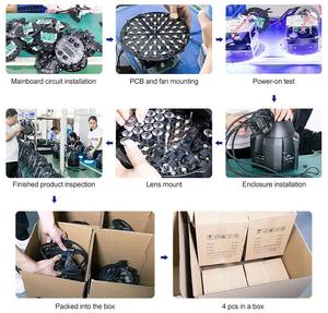 3W * 9pcs tam giác 4 trong 1 di chuyển đầu giai đoạn đèn RGBW màu 9 Đầu SPIDER Laser di chuyển ánh sáng 9 mắt <span class=keywords><strong>Led</strong></span> - Product Image 5