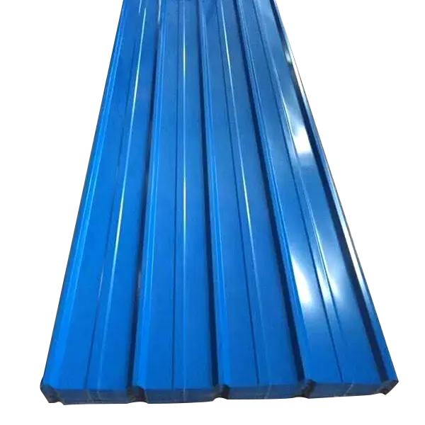 SGCC /Dx51d + Z 금속 루핑 플레이트 건축 자재 4X8 SPCC 0.3mm 0.4mm 0.46mm 0.5mm 아연 도금 골판지 철 지붕 시트