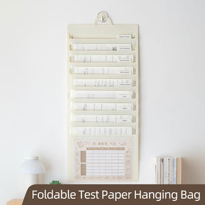 Sac de rangement mural pliable pour examens et tutorat, avec poignée, grande capacité, extensible, pour dossiers - Product Image 2