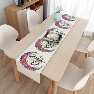 Nappe <span class=keywords><strong>de</strong></span> <span class=keywords><strong>table</strong></span> <span class=keywords><strong>de</strong></span> fête musulmane Ramadan Kareem 33x150cm, décoration <span class=keywords><strong>de</strong></span> l'Aïd, <span class=keywords><strong>chemin</strong></span> <span class=keywords><strong>de</strong></span> <span class=keywords><strong>table</strong></span> <span class=keywords><strong>Eid</strong></span> <span class=keywords><strong>Mubarak</strong></span> pour la maison, fournitures <span class=keywords><strong>de</strong></span> fête islamique - Product Image 6