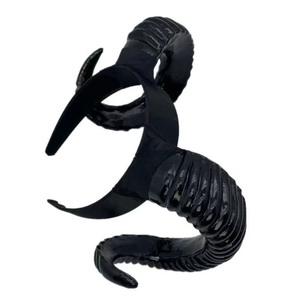 Diadema con Cuernos de Oveja Negra, Diadema de Demonio, Accesorio de Disfraz para Adultos, Cosplay, Halloween, Fiesta, Accesorio para Fotos, para Eventos de Disfraces - Product Image 5