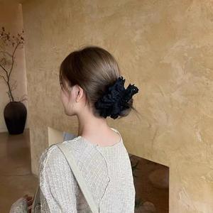 Retro francés Super inmortal encaje hueco lazos para el cabello Vintage Boho adorno para el cabello para mujer Dama - Product Image 5