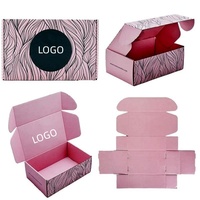 Boîte en carton ondulé pliable écologique et recyclable personnalisée pour l'expédition de produits cosmétiques, de crème pour les yeux, de cadeaux de Noël, avec gaufrage