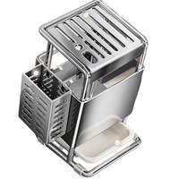 Nouveau support de rangement multifonctionnel en acier inoxydable pour couteaux et baguettes, modèle 2025, pour cuisine