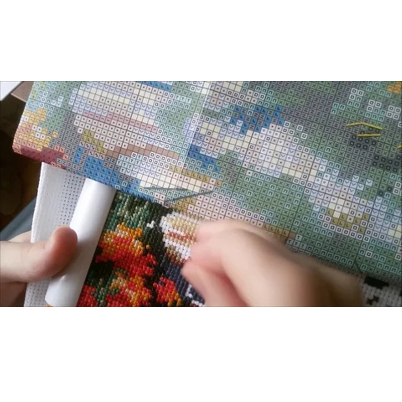 N-CX001 DIY Handcraft Punch Needle Starter Kit Latch Hook Kit Woolen Embroidery Kit with Tools