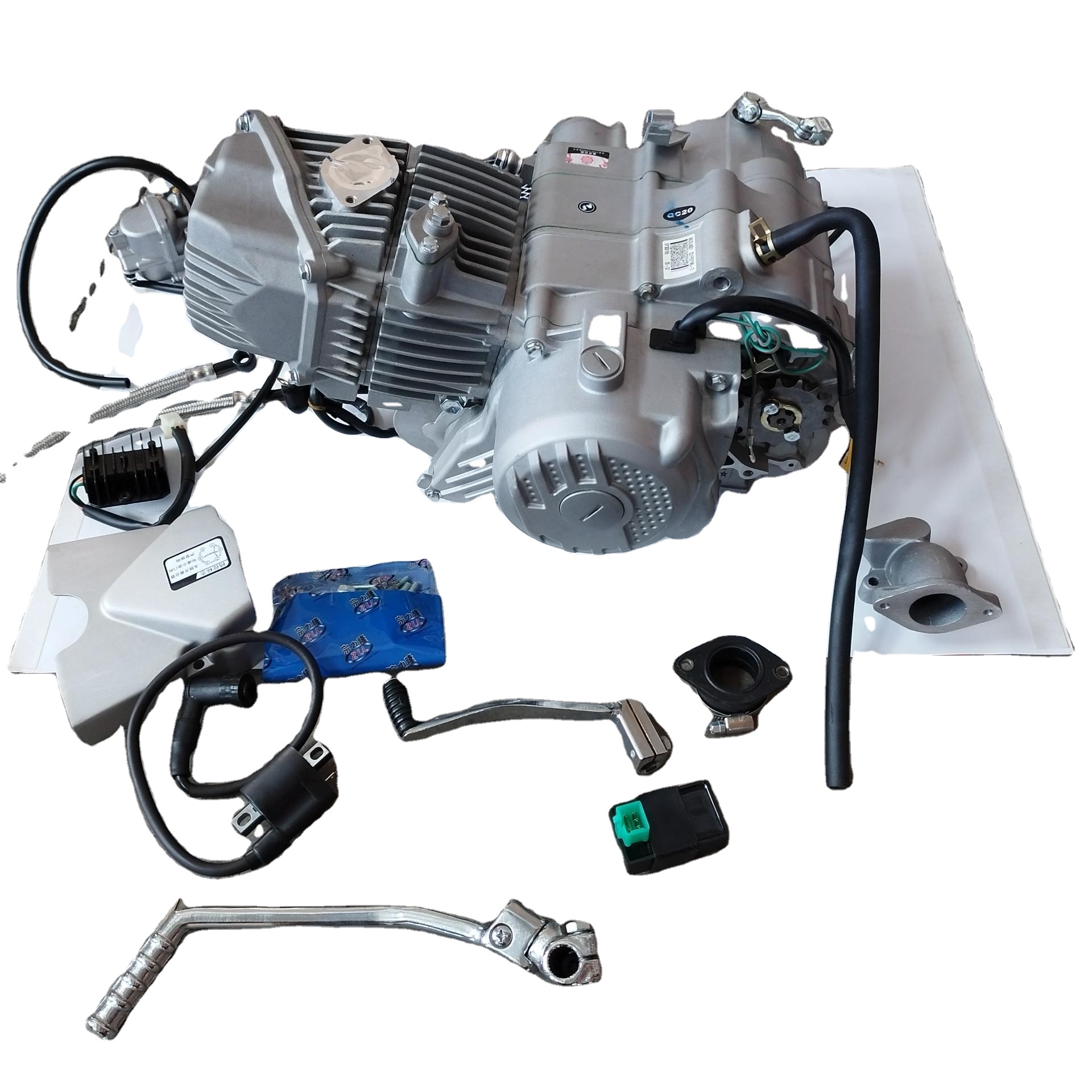 Zongshen ZS190 190cc Engine - 4-Stroke, 5 Gears, Electric Start