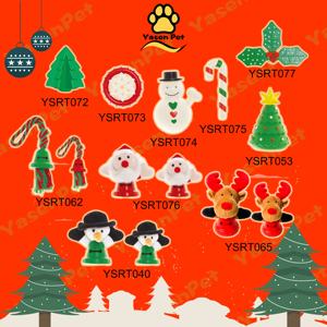 Noel ağacı köpek interaktif tedavi oyuncak köpek yıkılmaz oyuncak uyarıcı köpek oyuncak - Product Image 2
