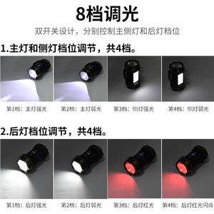 High Intensity Handheld Searchlight Led <b>Rechargeable</b> Outdoor Camping <b>Light</b> Mountaineering <b>Night</b> Fishing Emergency Lamp - Product Image 3