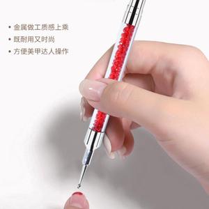 <span class=keywords><strong>Faria</strong></span> Factory Ventes d'usine Brosse à ongles en silicone à double tête Outils de pointage en strass Brosse à ongles en gros Stylo en silicone - Product Image 5