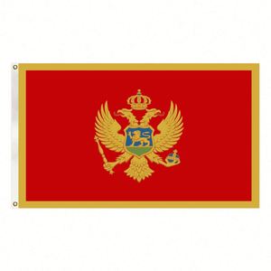 3x5FT Polyester Cheap Price Montenegro Country <b>Flag</b> and National <b>Flag</b> With Two Grommets - Product Image 2