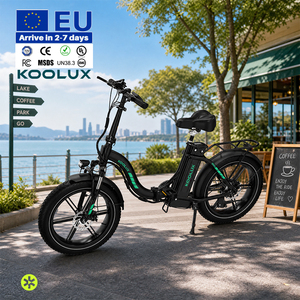 Bicicleta Eléctrica Plegable KOOLUX 250W 48V, Bicicleta Eléctrica Urbana con Frenos de Disco y 7 Velocidades, Portaequipajes Trasero de 20 Pulgadas, Batería BK6S [Modo de Doble Velocidad] - Product Image 2