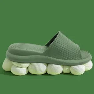 Uso doméstico ligero EVA nuevo estilo de secado rápido para baño ducha toboganes pareja Hotel casual Zapatillas de casa baratas