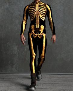 Mono Unisex con Estampado de Calavera HP, Impresión Digital 3D, Mono de una Pieza para Adultos, Mono de Anime, Poliéster Ecológico - Product Image 3
