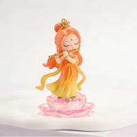OEM 3D Jelly-Effekt PVC-Figur Niedliche Magische Feenpuppen mit Sternenzauberstab Durchscheinendes Kunstspielzeug vom Hersteller
