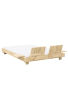 Cadre de lit pliable en bois massif, simple et minimaliste, personnalisé, écologique, pour une utilisation multifonctionnelle, 2026
