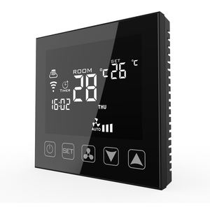 H603 ac Wifi वाणिज्यिक प्रशंसक कॉइल थर्मोस्टेट हीटिंग और ठंडा पानी के लिए 4 पाइप - Product Image 6