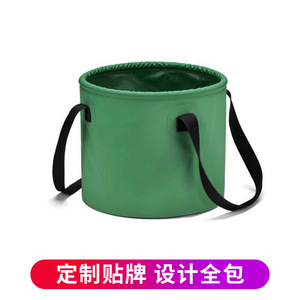 Cubo de Agua Personalizado de 5L, Verde, Plegable, Impermeable, Equipo de Supervivencia para Exteriores - Product Image 4