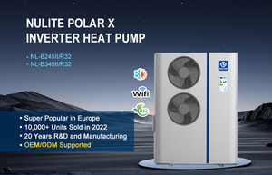 Pompe à chaleur B2B Europe en gros, usine de pompes à chaleur R32 6kW 8kW 12kW, chauffe-eau à source d'air EVI tout-en-un, pompe à chaleur 6kW - Product Image 4